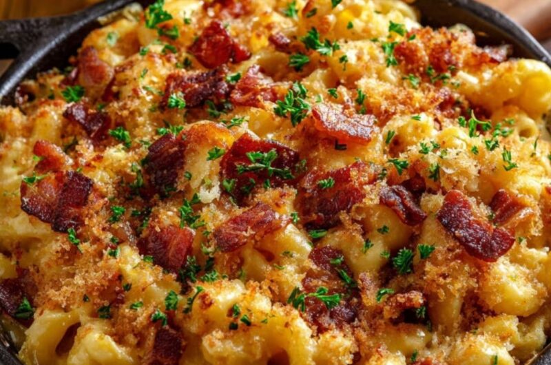 Oktoberfest Bacon Beer Mac Cheese