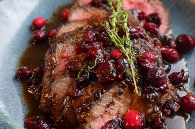 Cranberry Balsamic Roast Beef