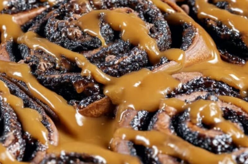Irresistible Chocolate Cinnamon Rolls Glaze