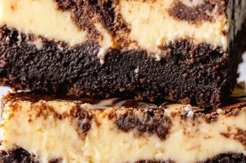 Cheesecake Brownie Swirl Bars