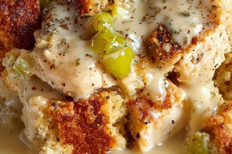 Crock Pot Chicken and Dressing