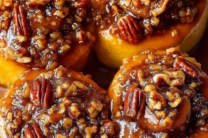 Spiced Pumpkin Pecan Sticky Buns
