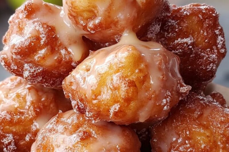 Cinnamon Glazed Apple Fritter: A Warm Hug in Every Bite