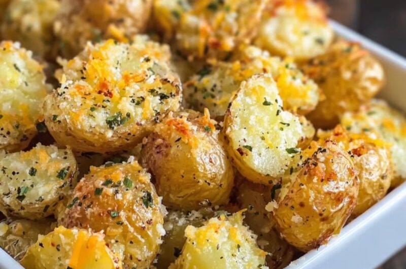 Cheesy Ranch Oven Roasted Potatoes
