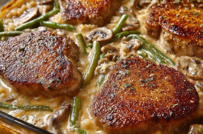 Pork Chop Green Bean Casserole