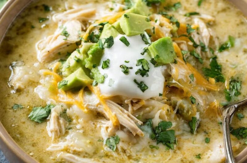 Crock Pot Green Enchilada Chicken