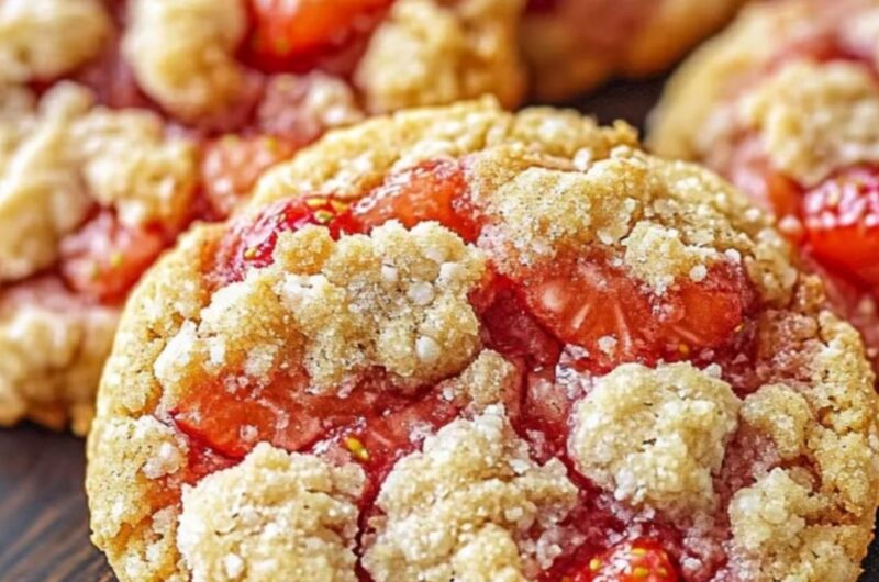 Strawberry Crunch Cookies Bites