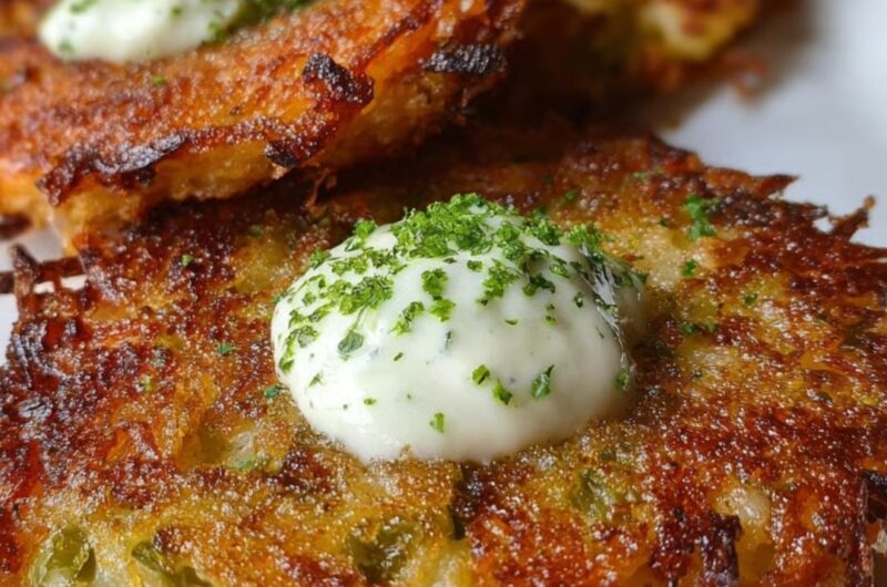 Green Chile Cheese Potato Cakes