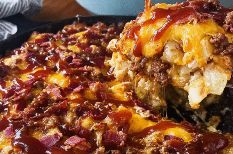 BBQ Cheeseburger Potato Skillet – The Ultimate One-Pan Comfort Food Dinner