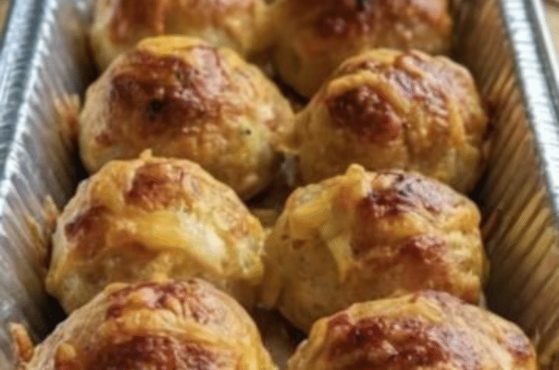 Rotel Cream Cheese Sausage Balls – The Ultimate Cheesy, Spicy Party Appetizer