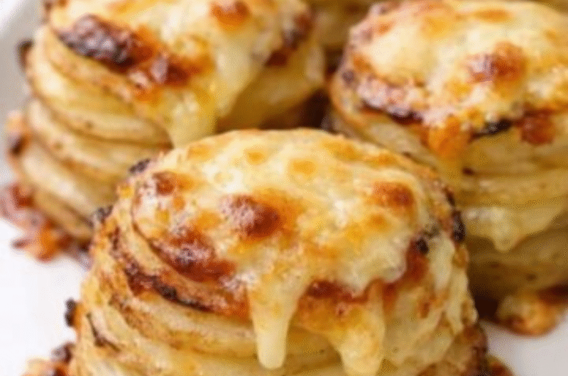 The Definitive Guide to Oven-Baked 4-Ingredient Cheesy Potato Stacks