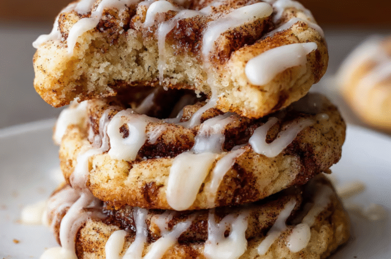Cinnamon Roll Cheesecake Cookies: The Ultimate Soft & Creamy Dessert You’ll Want to Bake Again and Again