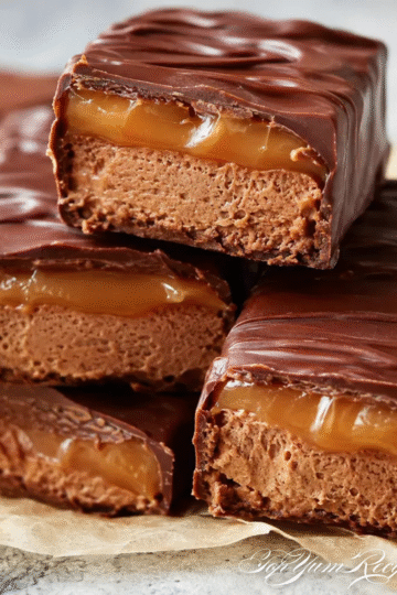 Homemade Milky Way Bars