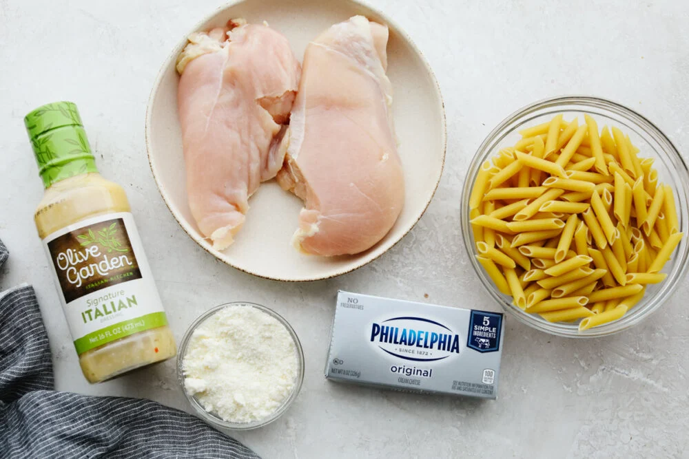 4 ingredient crockpot olive garden chicken