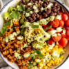 Dense Bean Salad with Ground Turkey