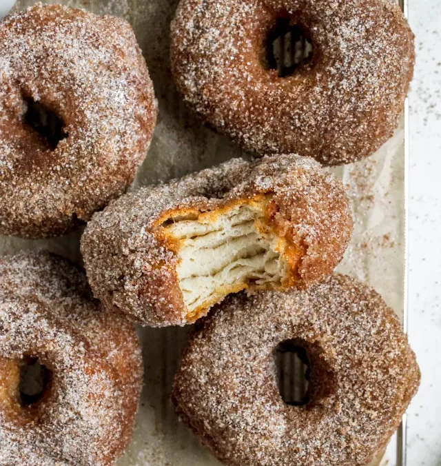 Air Fryer Pumpkin Spice Donuts